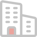 Commercial building at Limassol town centre office icon
